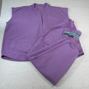 Figs Technical Collection Lilac Dawn Set Top Rafaela Bottom Zamora High Waisted